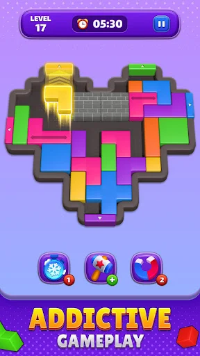 Unduh Block Slider: Color Jam Terbaru – Game Puzzle Seru - Screenshot 3