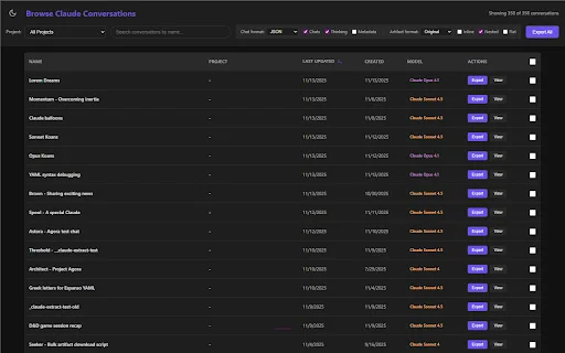 Claude Exporter: Ekspor Chat & Artifact Claude.ai Terlengkap - Screenshot 1