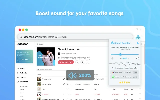 Sound Booster Terbaru – Tingkatkan Volume Browser Anda Sekarang - Screenshot 3