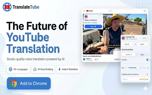 TranslateTube: Terjemahkan Video YouTube ke Bahasa Indonesia - Screenshot 2