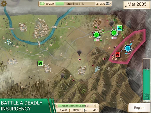 Download Rebel Inc. Terbaru – Simulasi Strategi Paling Menantang - Screenshot 15