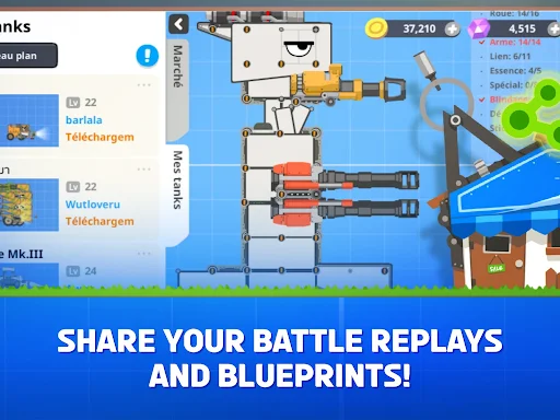 Download Super Tank Rumble Terbaru – Bangun Tank & Bertempur - Screenshot 17