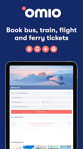 Download Omio: Pesan Tiket Kereta, Bus, & Pesawat Termurah - Screenshot 14