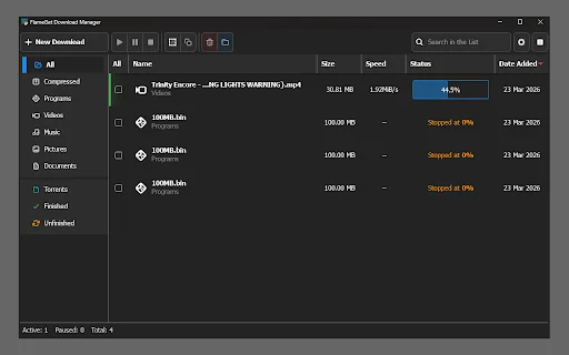 Download FlameGet Integration Terbaru – Akselerator Unduhan Cepat - Screenshot 1