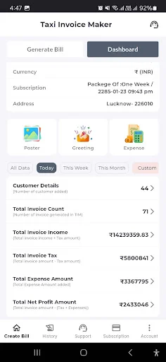 Download Taxi Invoice Maker Pro Terbaru – Buat Kwitansi Cepat - Screenshot 7
