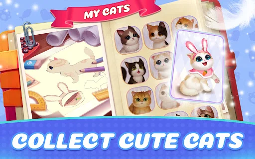 Download Kitten Match Terbaru – Game Puzzle Kucing Lucu Gratis - Screenshot 7