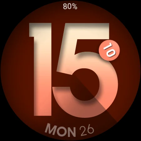 Download UsA Spatial Dot – Tampilan Jam Unik untuk Wear OS - Screenshot 22