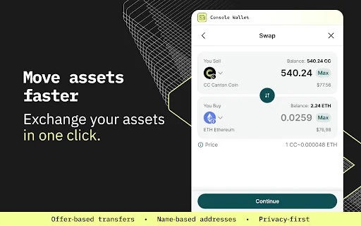 Download Console Wallet Terbaru – Dompet Kripto Aman & Privat - Screenshot 4