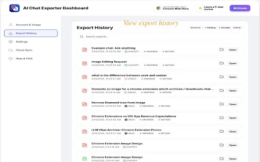 AI Chat Exporter: Simpan ChatGPT & Gemini ke PDF Instan - Screenshot 5