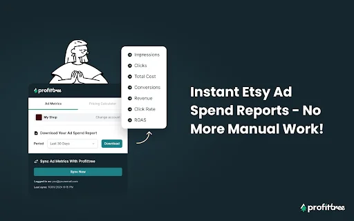 ProfitTree: Asisten Penjual Etsy Terbaik – Optimasi & Analisis - Screenshot 2