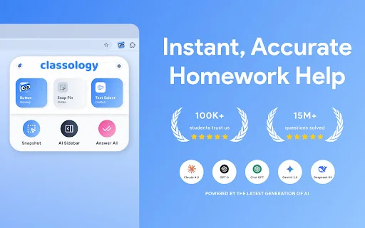 Classology AI: Solusi Tugas & Kuis Instan Terbaik – Unduh Sekarang - Screenshot 1