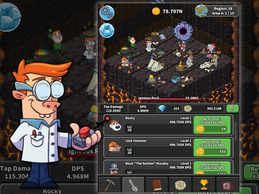 Download Tap Tap Dig Terbaru – Game Idle Clicker Seru Gratis - Screenshot 23