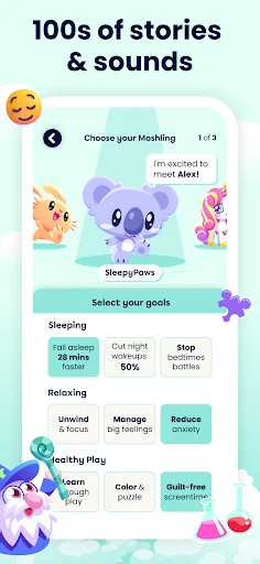 Download Moshi Kids Terbaru – Aplikasi Tidur & Cerita Anak - Screenshot 2