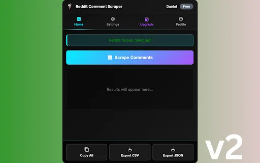 Download Reddit Comment Scraper Terbaru – Ekspor Data Mudah - Screenshot 4