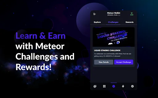 Download Meteor Wallet Terbaru – Dompet Kripto NEAR Teraman - Screenshot 4