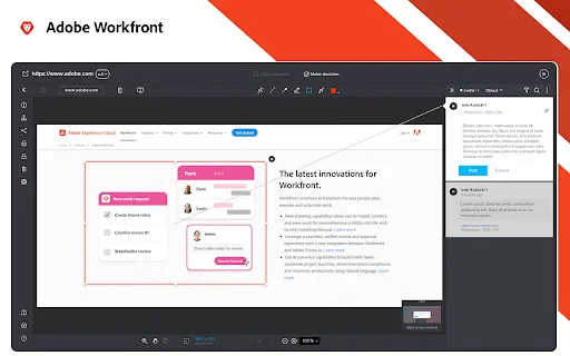 Download Adobe Workfront Review Tool – Review Konten Mudah - Screenshot 2