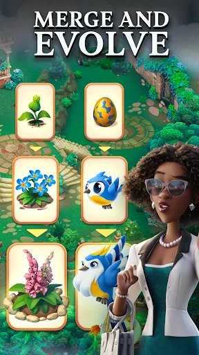 Download Merge Gardens Terbaru – Game Puzzle Santai & Seru - Screenshot 4